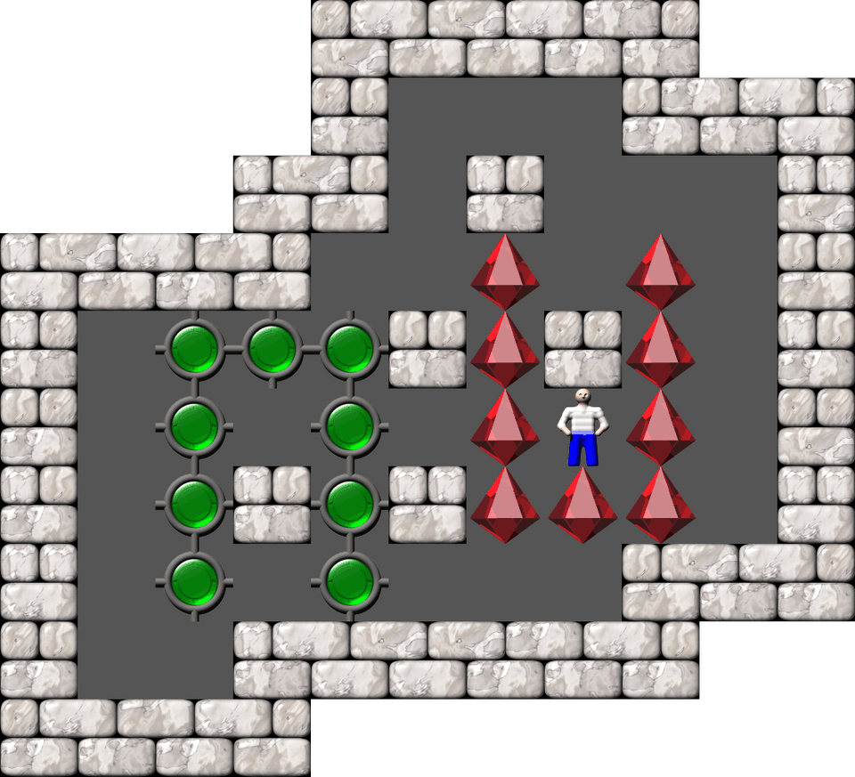 Sokoban Chrysalis Variations 01 level 51